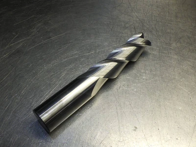 Kyocera / SGS 1" 3 Flute Carbide Cr Endmill 1" Shank 0.19" R 35653 (LOC3334)
