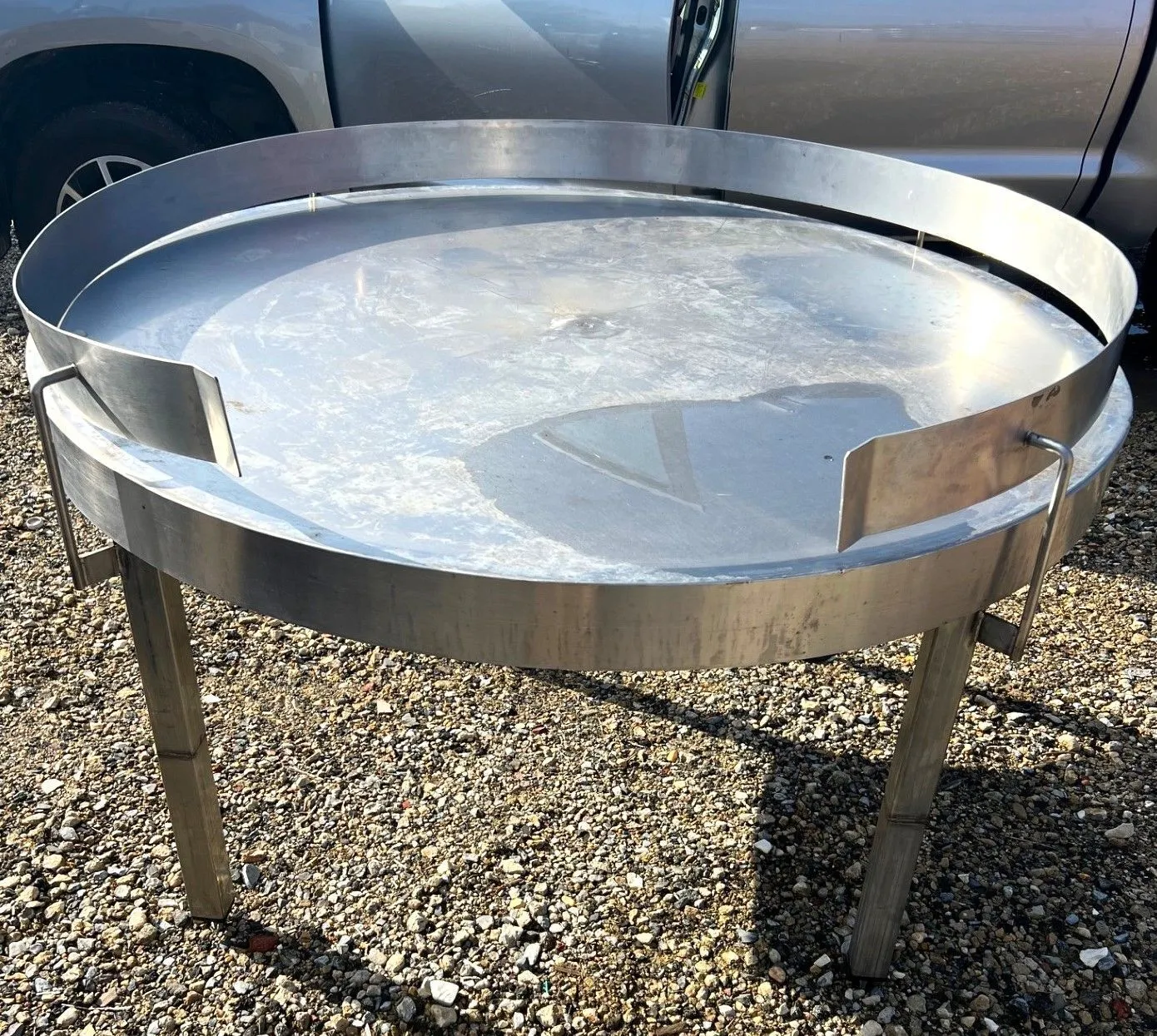 USED Precision Machine Design, Inc. Accumulation table 58"