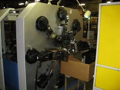 1.2994" WIDE MOON CNC - 100 VERTICAL 13 AXIS WIRE FORMER: STOCK #13103