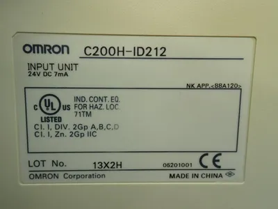 USED OMRON C200HID212