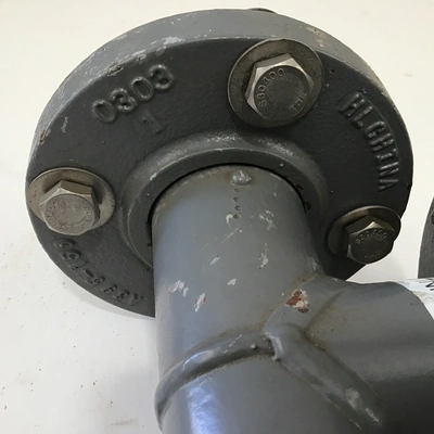 Unbranded 0303 PTFE Lined Pipe Fittings Elbow Tee A395-150