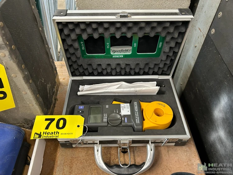 Used _UNKNOWN_ EXTECH INSTRUMENTS CLAMP-ON GROUND RESISTANCE TESTER MODEL 382357 Electrical Testers Illinois US | Heath Industrial Auction Services #1379589