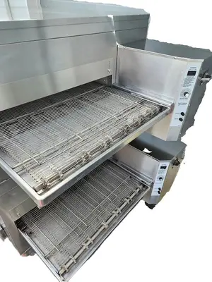 Lincoln Impinger 1450 Double Deck Gas Fired Conveyor Pizza Oven  - 32" Belt