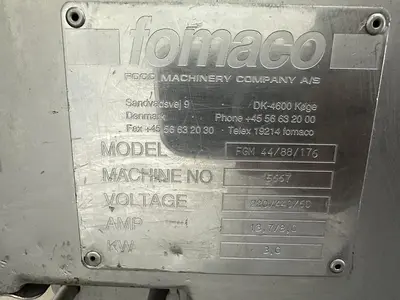 USED FOMACO FGM 44/88/176