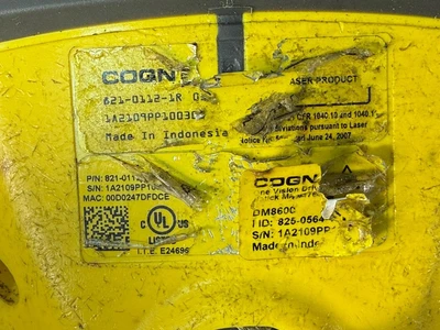 Cognex DM8600 Barcode Scanner 821-0112-1R (7.3.3)
