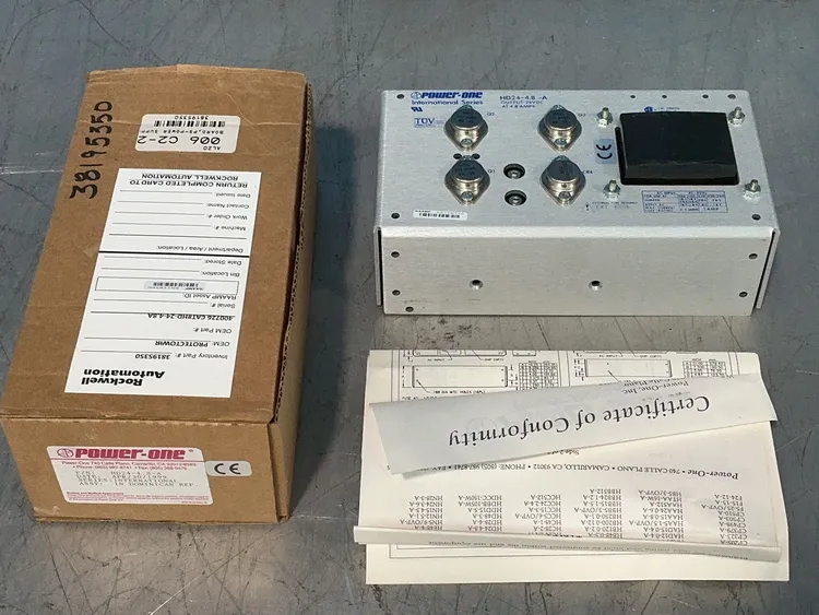 Used POWERONE HD244.8A Single Output Power Supplies Ohio US | HGR 24 #1263450