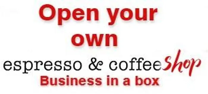 Start your own espresso shop today - Business in a box