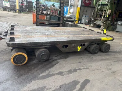 200,000 LBS x 144" x 78" HEAVY DUTY ROLLING TRANSFER CART: YOBRO #23996