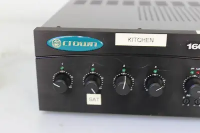 Crown 160MA Four-Channel 60-Watt Mixer Amplifier for Commercial Audio