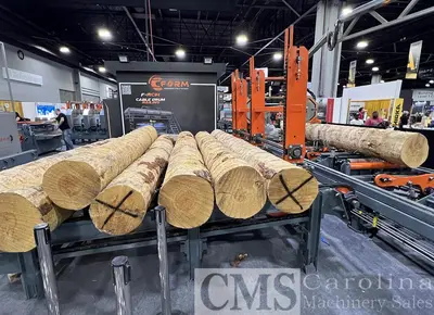 Used C-FORM 4" BAND SAWMILL WITH OPERATOR CAB Sawmill Bandsaws North Carolina US | CAROLINA MACHINERY SALES #1318339
