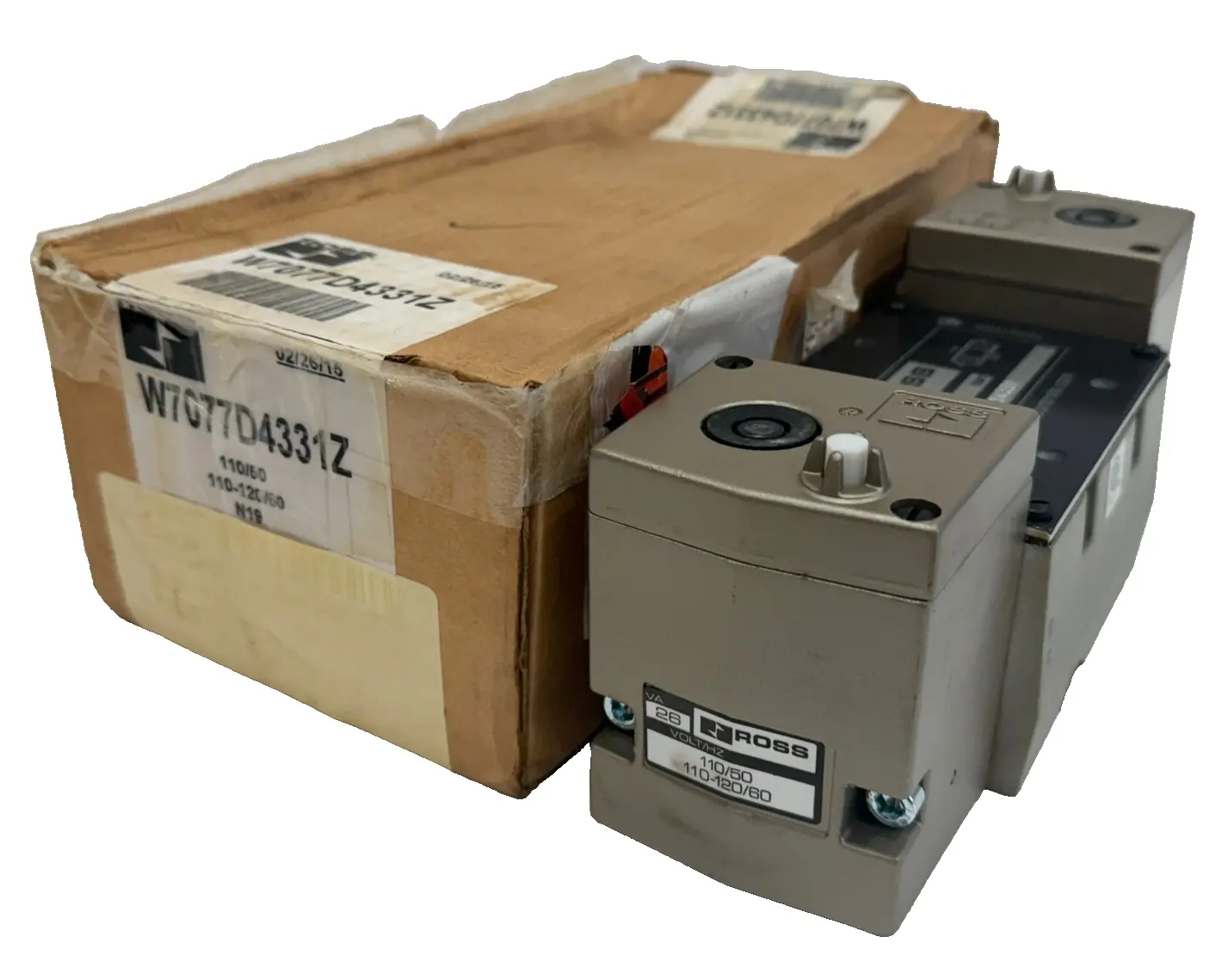NEW ROSS CONTROLS W7077D4331Z SOLENOID VALVE 110/50 110-120/60