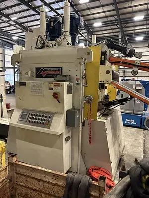 2018 24" DALLAS FEEDER w/MACHINE CONCEPTS PRECISION STRAIGHTENER, REEL & COIL CAR
