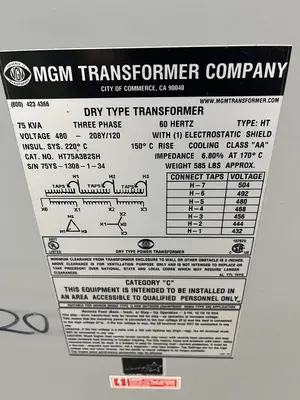 USED MGM HT75A3B2SH