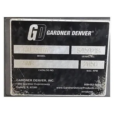 USED GARDNER DENVER GAEMDRA