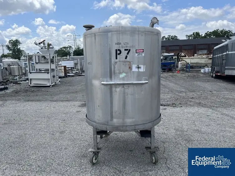 Used Unknown Portable Stainless Steel Tank, 2500# Capacity Stainless Steel Tanks Ohio US | Federal Equipment Company #127005