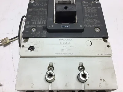Siemens CJT3B250 Circuit Breaker 600V 250A Max