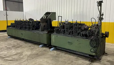 9 STAND X 2" YODER M2 ROLLFORMER / TUBE MILL: STOCK #21145