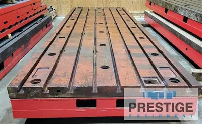78.74" x 236.22" 15.75" Cast Iron T-Slotted Floor Plates (2-Available)