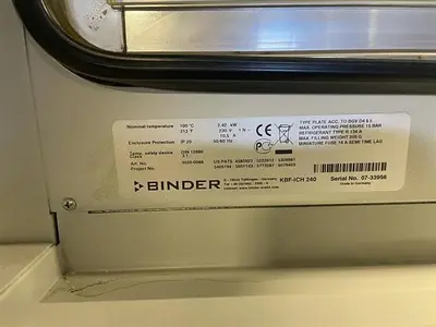 Binder KBF-ICH 240 Humidity test Chamber