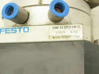Festo DSM-12-270 P-FW-CC Double Acting Semi-Rotary Vane Actuator W/ Metal Stops