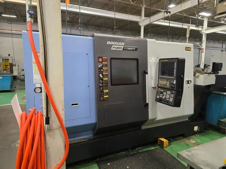 2019 DOOSAN PUMA TT-2100SYY CNC LATHE(5AXIS) | Production Asset