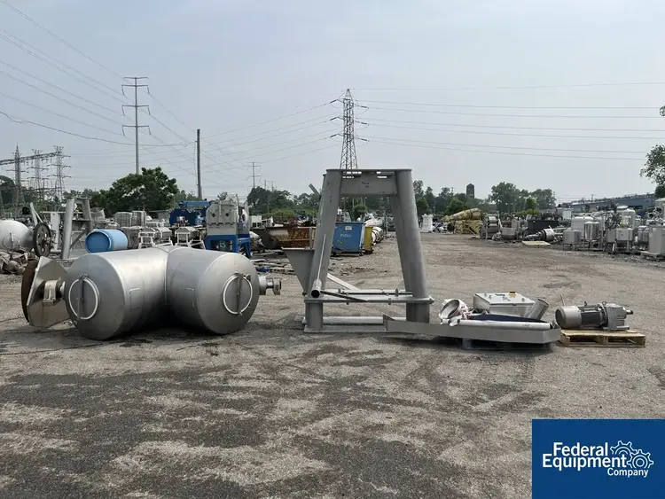 Used Patterson-Kelley 50 cu ft Patterson Kelley Twin Shell Blender Agitators, Blenders, Mixers Ohio US | Federal Equipment Company #129376