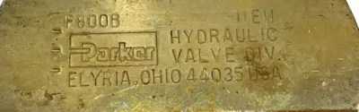 NEW PARKER F800-B11 FLOW CONTROL VALVE 1/2" NPT BRASS F800B11