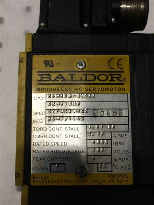 USED LVD BSM80B-175AA-BALDOR MOTOR