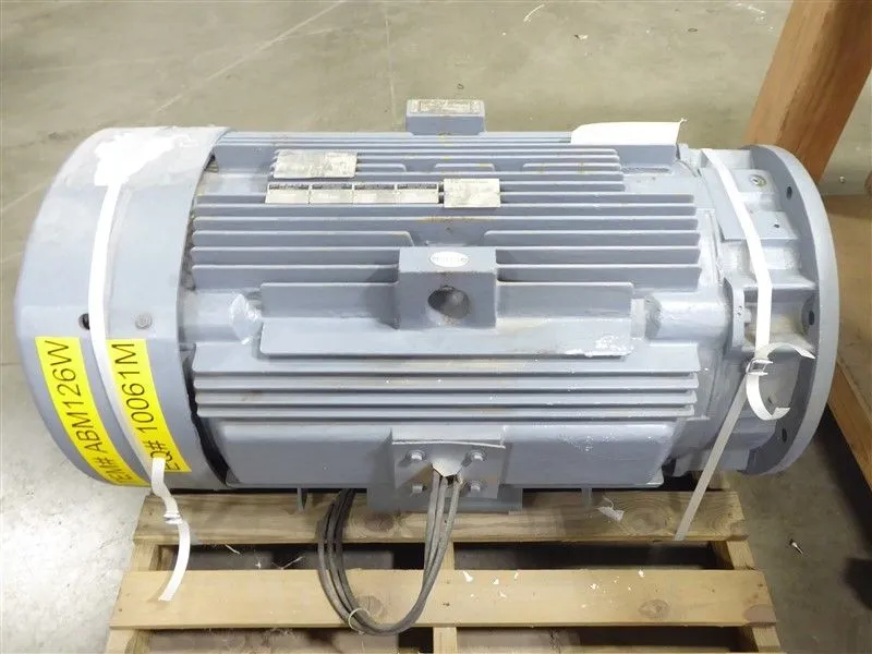 General Electric 200 HP Electric Motor Frame 449TSD 1800 RPM 4160 Volt Rebuilt