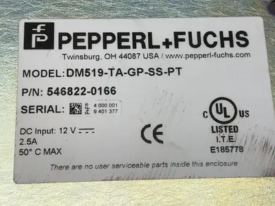 Used PEPPERL + FUCHS DM519TAGPSSPT Automation Control (HMI) Ohio US | HGR 24 #1572152