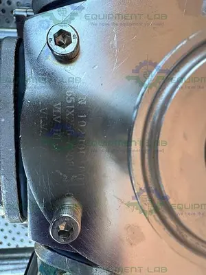 USED 5 ITT PURE FLO ADVANTAGE STAINLESS STEEL DIAPHRAGM VALVE W/ 1" SANITARY FITTING