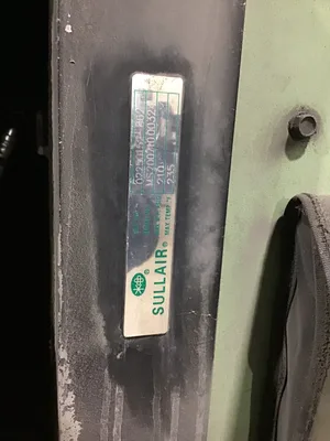 Sullair 3709VA Industrial Rotary Screw Air Compressor 125/135 PSIG