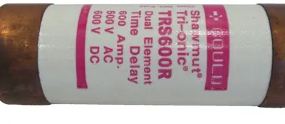 NEW GOULD SHAWMUT TRS-600R DUAL ELEMENT TIME DELAY FUSE TRS600R