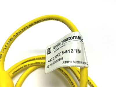 RST 5-RKT 5-612/1M 600000876 | Lumberg Automation  Cordset - Used