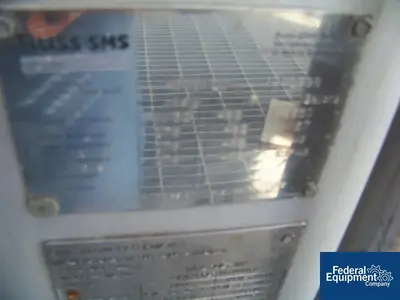 USED Buss ChemTech 430 Sq Ft Buss SMS Thin Film Evaporator, 316L S/S, 32/176#