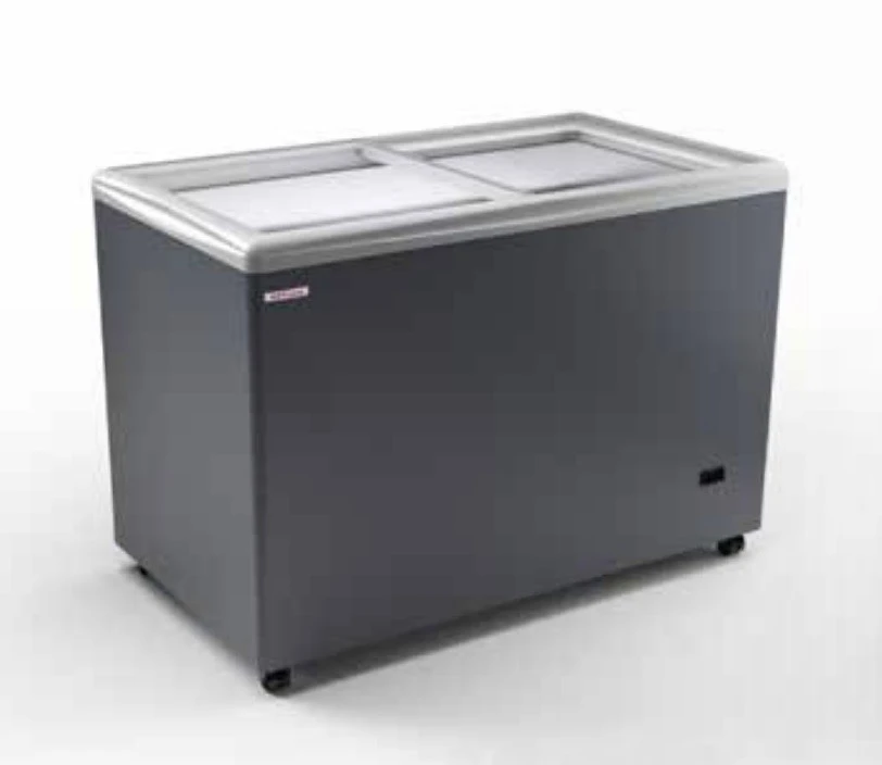 194-0098 AHT Sao Paulo 125 Self Contained Sliding Glass Freezer with LED