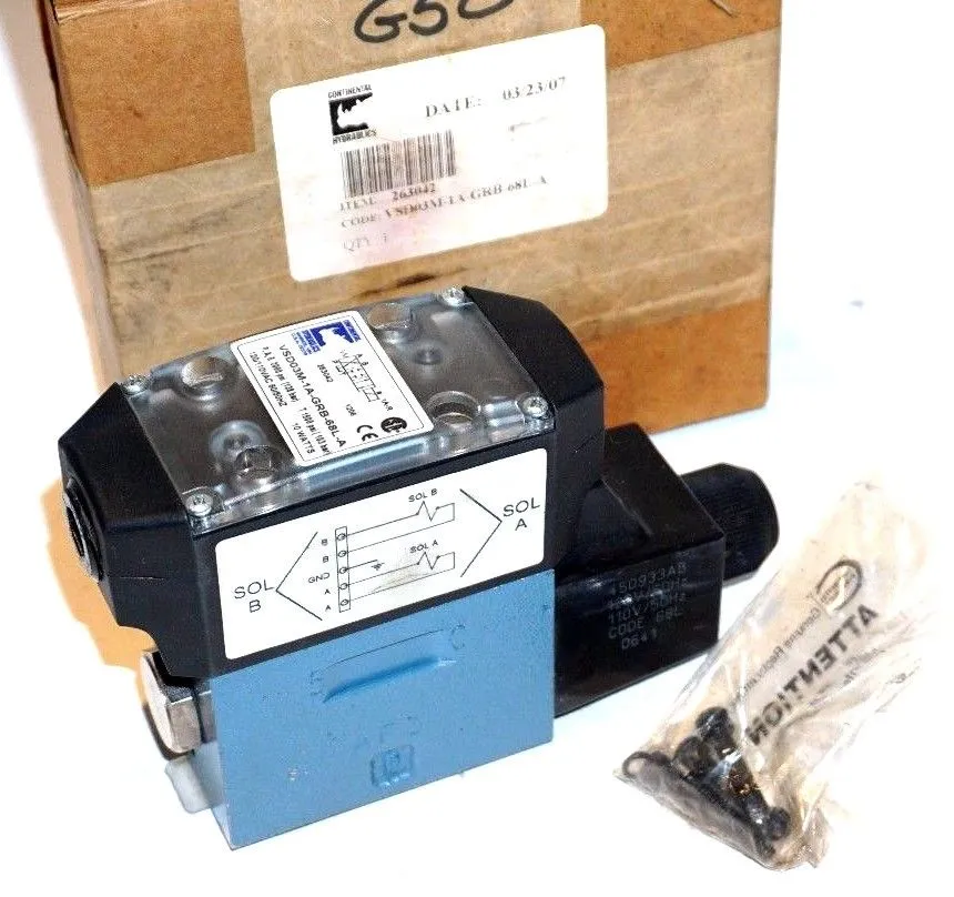 NEW CONTINENTAL HYDRAULICS VSD03M-1A-GRB-68L-A CONTROL VALVE VSD03M1AGRB68LA