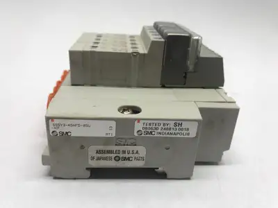 Used SMC Pneumatic Air Manifold Valve Assembly Pump & Valve Parts Michigan US | Maverick Industrial Sales #1398016