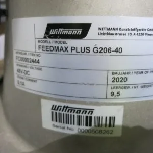 USED 2020 WITTMANN FEEDMAX PLUS
