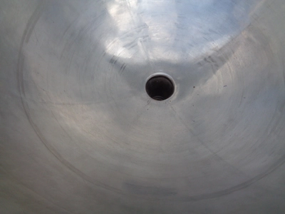 400 L S/S JKTD Open Top Hemispherical Mixing Tank