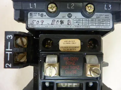 USED ALLEN BRADLEY 509-BO. SER B W24