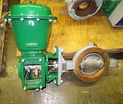 Fisher 8" 150# Butterfly Control Valve, material WCC/316