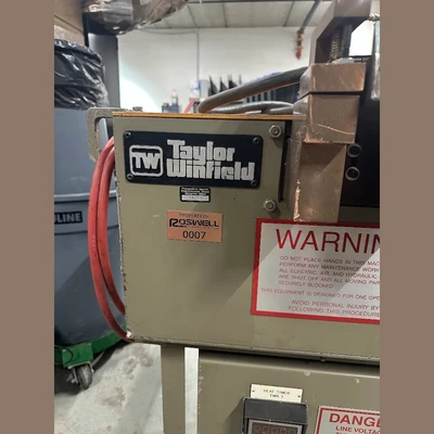 Taylor Winfield Resistance Annealer