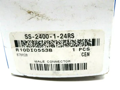 NEW SWAGELOK SS-2400-1-24RS MALE CONNECTOR SS2400124RS