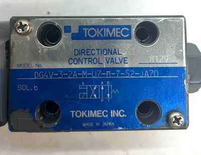 USED TOKIMEC DG4V-3-2A-M-U7-H-7-52-JA70