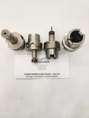 USED LYNDEX HSK63A COLLET CHUCK
