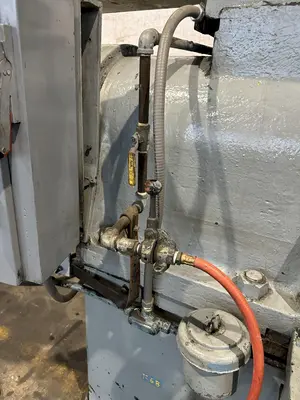 300 TON BULLDOZER HORIZONTAL HYDRAULIC PRESS. STOCK # 0734222