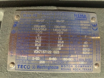 Twin City Fan & Blower size 245 Type BCS/SW Blower,Unused