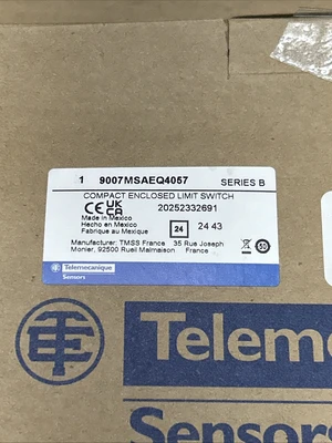 New | in-Stock Telemecanique 9007MSAEQ4057 Relays & Switches Indiana US | J&J Industrial Supply #789345