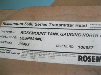 NEW Rosemount 5601 UE5P5A0NE